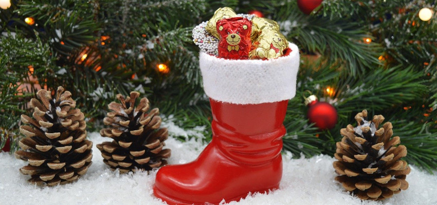 Nikolausstiefel mit Füllung